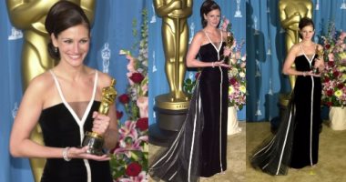 بعد 16 عامًا على ارتدائه.. ما هو مصير فستان جوليا روبرتس فى الأوسكار؟
