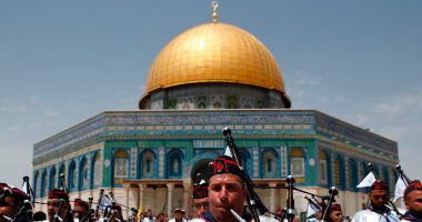 بالصور.. احتفالات مبكرة بذكرى الإسراء والمعراج فى القدس الشريف