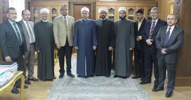 أمين "البحوث الإسلامية" يلتقى وفد "الوقف السنى العراقى" لبحث التعاون العلمى
