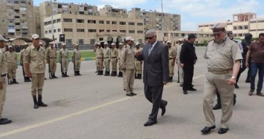 مدير أمن البحيرة يتفقد مركز تدريب الشرطة بدمنهور و يشدد علي اليقظة