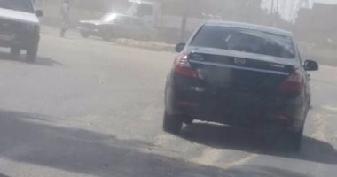 ضبط المتهم بثني لوحة معدنية لسيارة خاصة