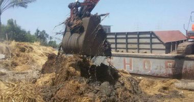إزالة 25 حالة تعدى على جسور نهر النيل فى  كفر البطيخ بدمياط