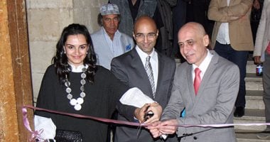 خالد سرور يفتتح معرض السجينى بمتحف محمود مختار