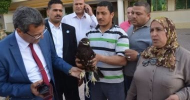 وكيل مديرية الطب البيطرى: "نسر كفر الشيخ" نادر ولا يوجد مثله بمصر