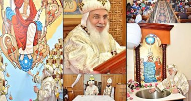 بالصور.. تدشين كنيسة مار جرجس فى سمالوط بالمنيا وتخدم 375 أسرة