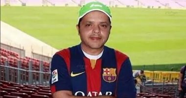 محمد هنيدى يحتفل بفوز برشلونة على ريال مدريد بصورة فوتوشوب