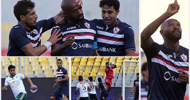 بالفيديو والصور..5 مشاهد فى فوز الزمالك على المصرى..شيكابالا يسجل أول هدف فى 2017..الأبيض يظهر بالزى البديل لأول مرة..إيقاف معروف وأبو الفتوح.. الشناوى وحامد يكملان 100 مباراة.. العميد يشتبك مع الجماهير البيضاء