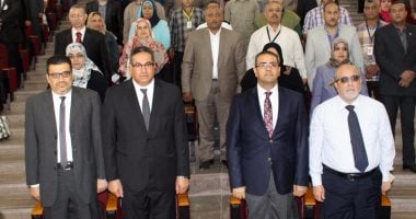 بالصور .. جامعة المنصورة تكرم  240 من العاملين بالمستشفيات فى يوم التميز 