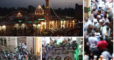 الآلاف يحتشدون فى الليلة الصغرى لمولد السيدة زينب