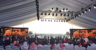 بالصور.. نرصد التجهيزات لمؤتمر الشباب بالإسماعيلية قبل وصول الرئيس