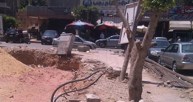 كابل كهرباء عالى يهدد حياة المارة بشارع أحمد حسن فى مدينة نصر