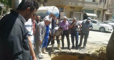 إصلاح الهبوط الأرضى بالمنصورة.. ورئيس حى شرق: لا إصابات وحالة المنازل جيدة