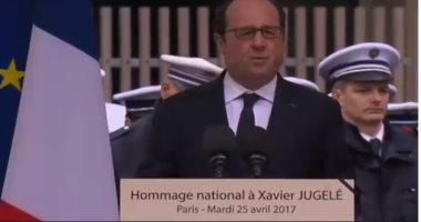 هولاند يشيد ببسالة ضحية هجوم الشانزليزيه ويؤكد ضرورة التكاتف لدحر الإرهاب