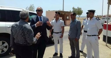 محافظ البحر الأحمر يتفقد كمين القصير للوقوف على الإجراءات الامنية