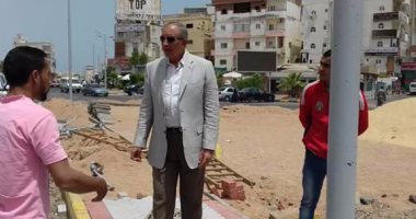بالصور ..محافظ البحر الأحمر يتفقد أعمال مشروعات التطوير بالغردقة 