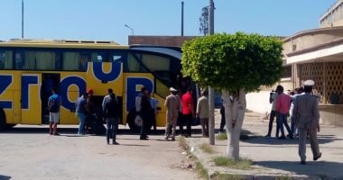 بالصور... وصول فريق طنطا لاستاد غزل المحلة بدون المدير الفنى