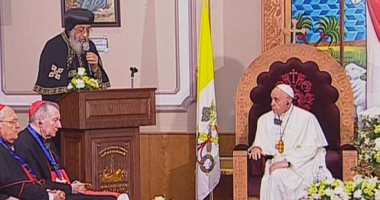 بالفيديو.. البابا تواضروس مرحبا ببابا الفاتيكان: زيارتكم خطوة على طريق المحبة بين الشعوب