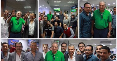 الساحر مانويل جوزيه فى زيارة اليوم السابع