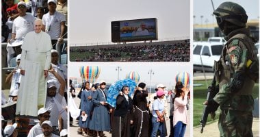"الله محبة".. سفير الفاتيكان بمصر يشيد بترحيب المصريين بالبابا فرانسيس.. موزارو: فرحة المسلمين بزيارة البابا حقيقية وتلقينا طلبات منهم لحضور القداس الإلهى.. ويؤكد: الإرهاب حاول استفزاز المسيحيين وفشل