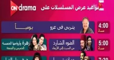  تعرف على خريطة المسلسلات على شاشة  On Drama