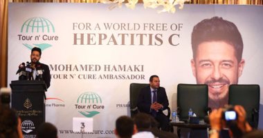بالفيديو والصور.. تنصيب محمد حماقى سفيرا بحملة "عالم خال من فيروس سى"