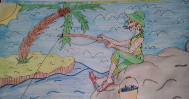 نوال الجزائرية تشارك برسومات "أنمى" لشخصيات كارتونية