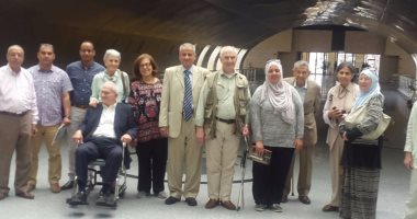  بالصور..  الأمير عباس حلمى و أصدقاء متحف المنيل يزورون "الحضارة"