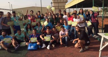 مصطفى فتحى وصلاح ريكو يشاركان باليوم الرياضى لكلية التكنولوجيا الحيوية 