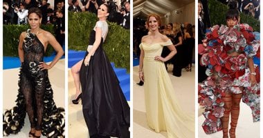 بالصور.. نجمات هوليوود يشعلن الأجواء بحفل "Met Gala" لعام 2017.. ريهانا سارقة للأضواء منذ اللحظة الأولى لوصولها.. جنيفر لوبيز بإطلالة "ناعمة".. جيسيكا شاستين ولوبيتا نيونجو عاشقتان "PRADA"