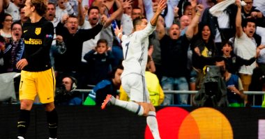 شاهد.. ريال مدريد يتفوق على أتلتيكو 0/1 فى شوط نارى بدورى الأبطال