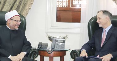 مفتى الجمهورية يستقبل السفير الأمريكى بالقاهرة