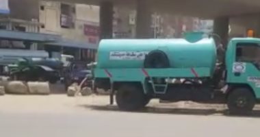 بالفيديو.. قارئ يرصد سيارة تابعة للمجلس المحلى تهدر مياه الشرب بالمحلة الكبرى