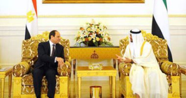بالصور.. جلسة مباحثات ثنائية بين الرئيس السيسى ومحمد بن زايد فى الإمارات