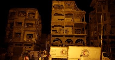 الهلال الأحمر العربى يرسل مساعدات إنسانية إلى سوريا