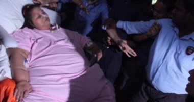 الفريق الطبى لأسمن سيدة فى العالم يستعرض اليوم آخر تطورات حالتها الصحية