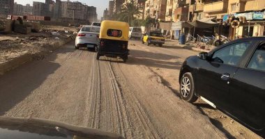 نقف لساعات.. قارئ يرصد بالفيديو أزمة تهالك نزلة طريق الدائرى - الزراعى