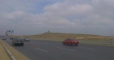 كاميرات لمراقبة محيط الإغلاق الجزئى لطريق السويس منعا للحوادث والتكدس