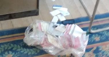 ​بالصور .. جرد محتويات مكتب تموين العاشر عقب سرقة محتوياته
