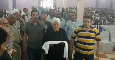 بالصور.. أمن بنى سويف ينهى خصومة ثأرية بين عائلتين فى مركز ببا