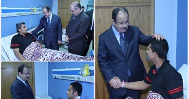 وزير الداخلية فى زيارته لمصابى الشرطة: سنظل نقدم الغالى والنفيس لحفظ الأمن