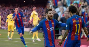 برشلونة يكتسح فياريال ويواصل الضغط على ريال مدريد فى جدول ترتيب الدورى الإسباني.. البارسا يرفع رصيده لـ84 نقطة ويبتعد بالصدارة.. MSN يتخطون الـ100 هدف.. وميسي أول لاعب يعبر حاجز الـ50 هدفًا فى أوروبا