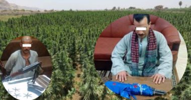 بالصور.. 30 مدرعة وتشكيلات أمنية والعمليات الخاصة يحاصرون تجار السلاح والمخدرات بالصعيد.. الداخلية تقتحم 4 بؤر إجرامية وتطارد المسجلين بالزراعات والجبال.. وضبط 50 قطعة سلاح وإبادة 32 فدان مخدرات