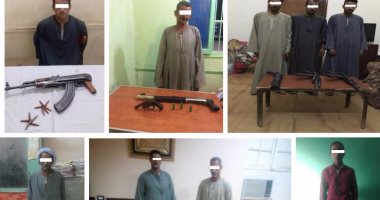 بالصور.. الداخلية تدك حصون أباطرة الكيف والسلاح بالصعيد وتضبط 13 هاربا