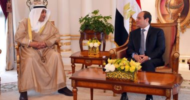 بالصور.. مدير الصندوق الكويتى يؤكد للسيسى توفير التمويل للمشروعات التنموية