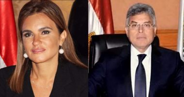 رئيس هيئة الرقابة الإدارية وسحر نصر يلتقيان عددا من المستثمرين الأمريكيين