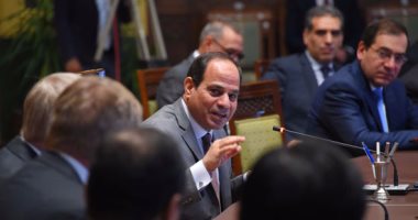 بالصور.. السيسي يفتتح المرحلة الأولى لإنتاج الغاز من حقول غرب دلتا النيل