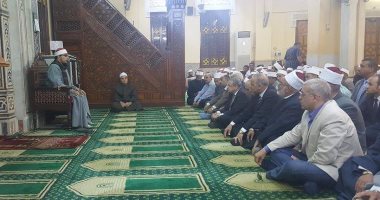 بالصور.. محافظ القليوبية يشهد الاحتفال بالنصف من شعبان بمسجد ناصر ببنها