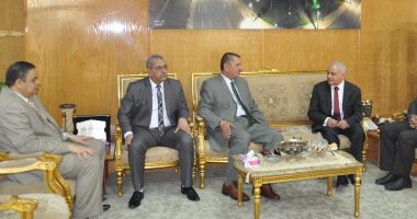بالصور .. محافظ و رئيس جامعة كفر الشيخ يبحثان مع الجامعة الألمانية سبل التعاون