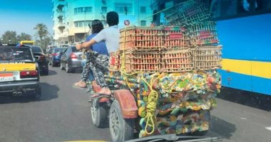 تحديد هوية قائد عربة الكارو المتسبب فى وفاة طفل الوراق