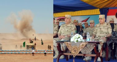 وزير الدفاع يشهد بيانا عمليا بالذخيرة الحية "رعد 27" بالمنطقة الغربية
